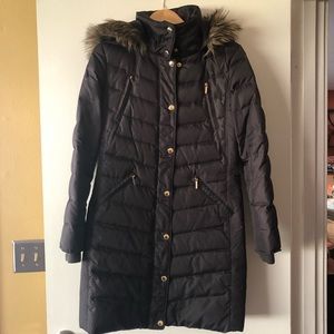 Michael Kors Puffer Long Winter Down Coat Size M